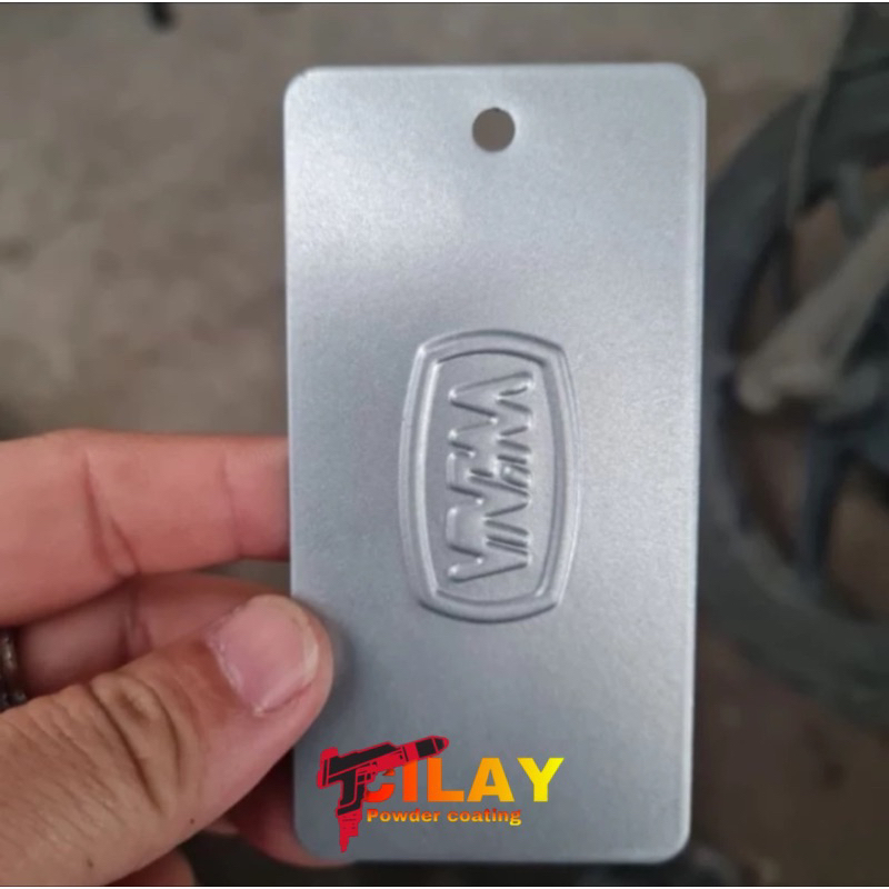bubuk powder coating silver alumunium eceran (1kg)