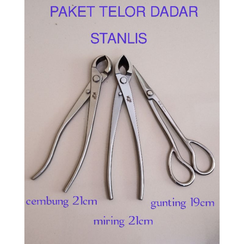 ALAT BONSAI PAKET 1 SET MAXWAN STANLIS BONSAI TOLS