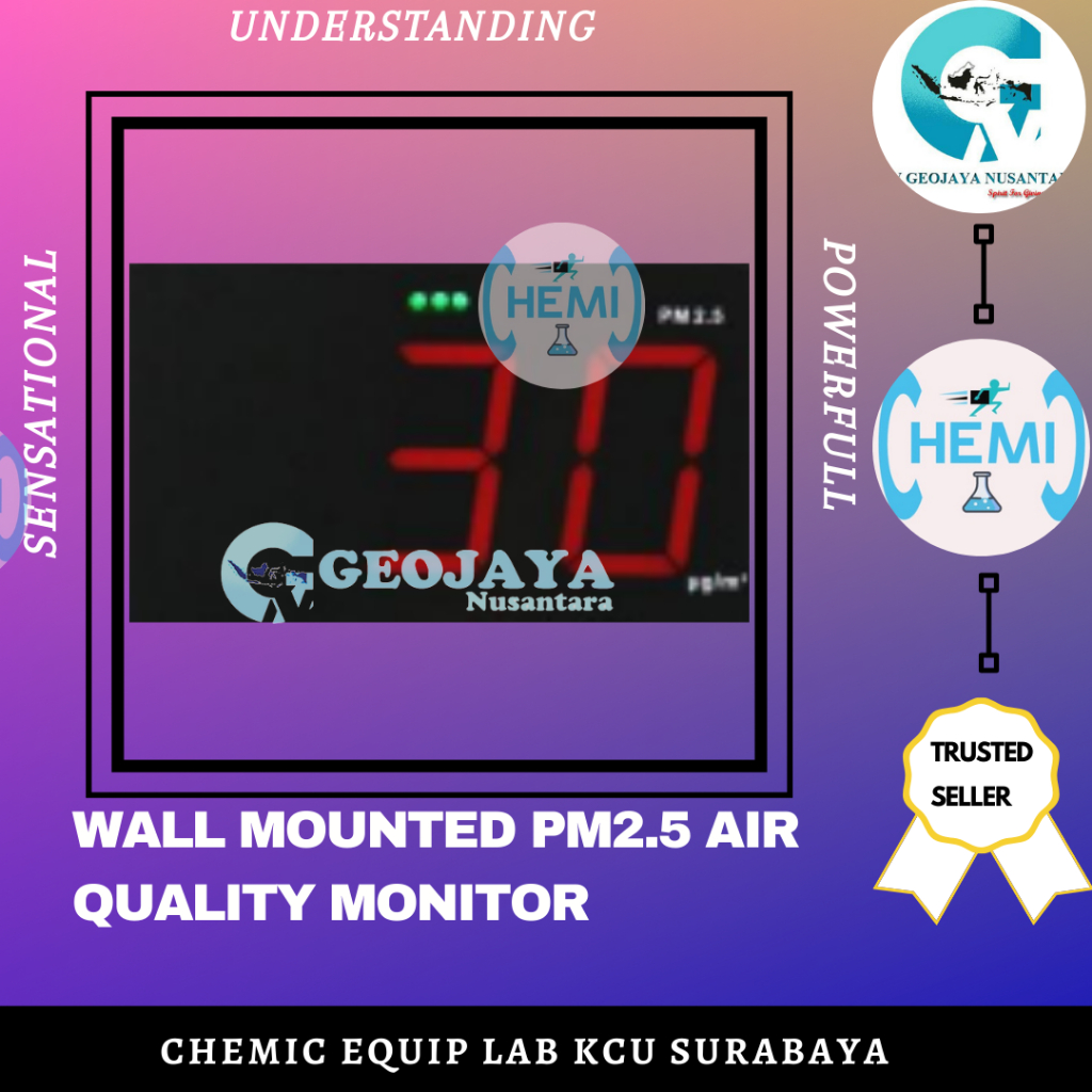 WALL MOUNTED PM2.5 AIR QUALITY MONITOR