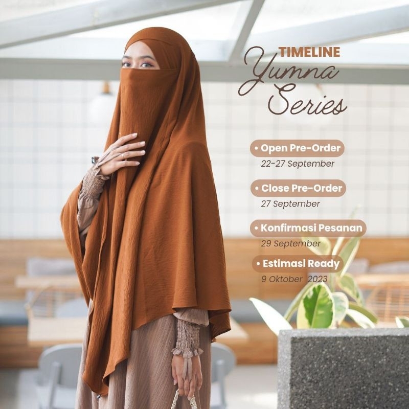 khimar yumna series | hijab syari | khimar terbaru | FK khimar | french khimar