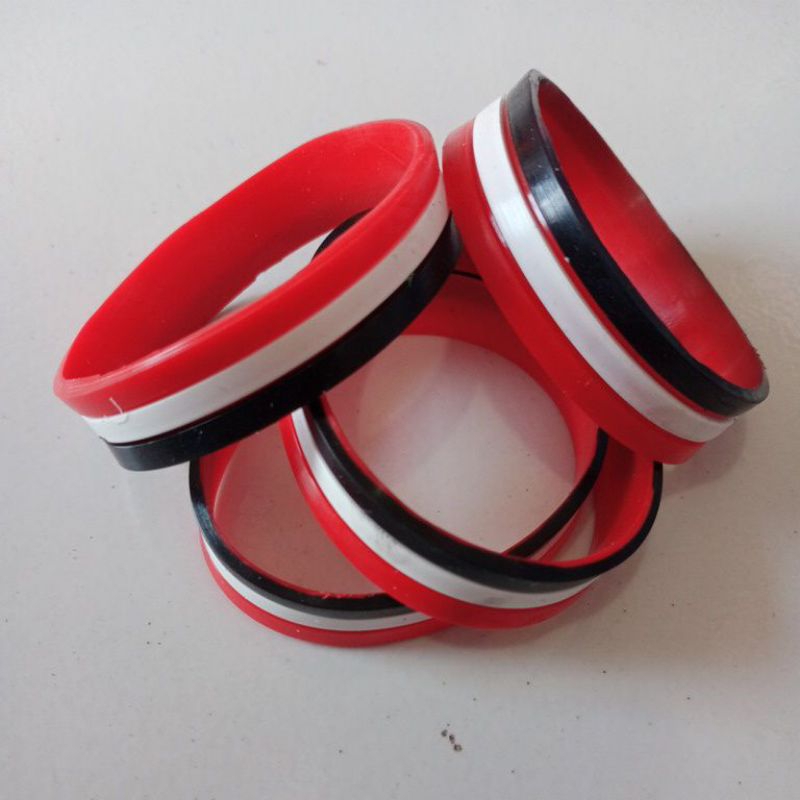 Gelang karet MERAH/PUTIH/HITAM