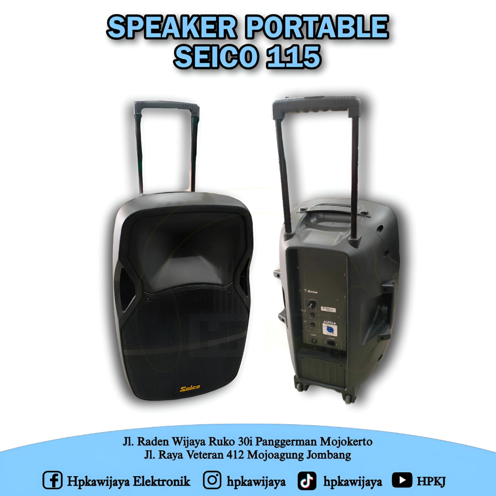 SPEAKER PORTABLE SEICO 115 15 INCH SPEAKER PORTABLE 15" SEICO