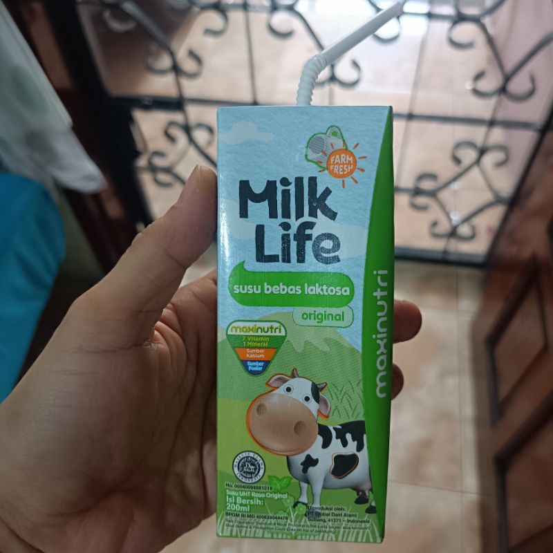 

MilkLife susu UHT bebas laktosa original free lactose 200ml