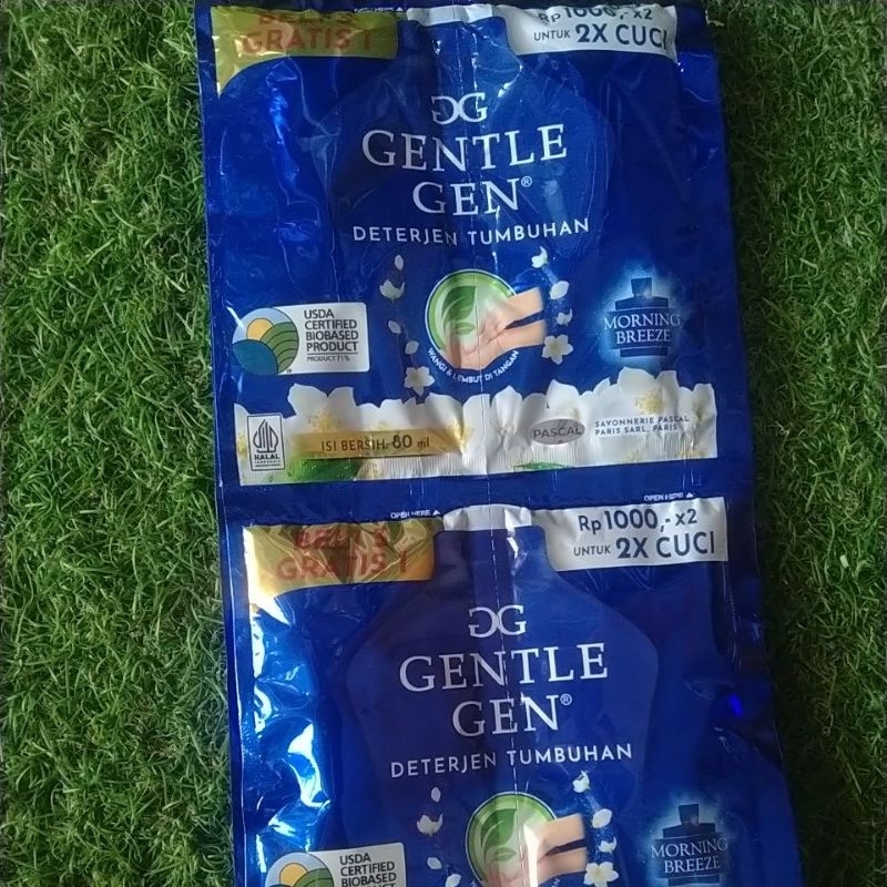 detergen cair renceng gentle gen / detergen cair tumbuhan / gentle gen