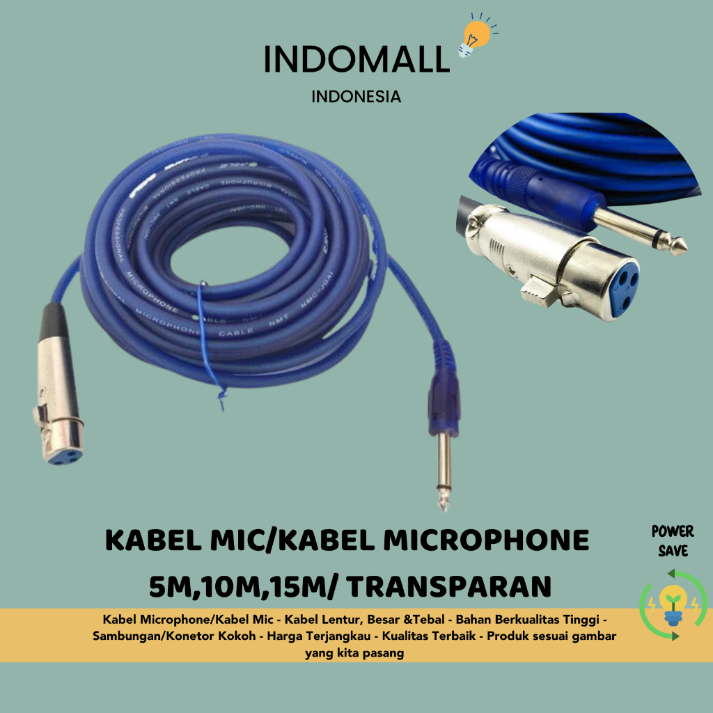 KABEL MIC AWET KUALITAS BAGUS / KABEL MIC TAHAN LAMA / KABEL MIC MURAH /KABEL MIC LENTUR/ KABEL MICR
