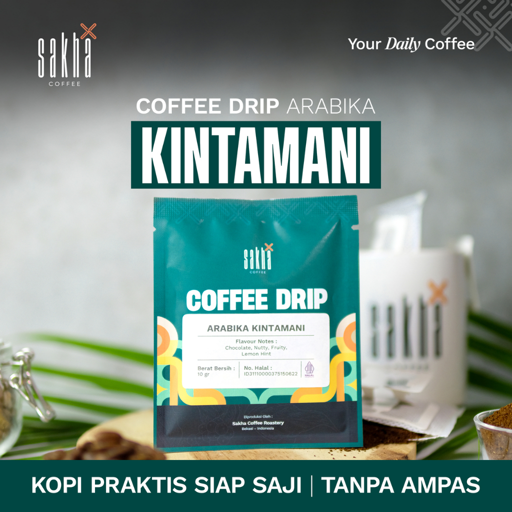 

Drip Bag Coffe Arabica Bali Kintamani Kopi Arabika Murni Siap Seduh Siap Minum