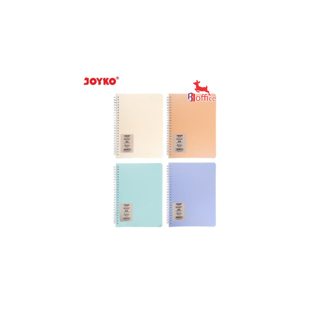 

NOTEBOOK JOYKO PASTEL / NOTEBOOK SPIRAL A5 / BUKU TULIS LUCU AESTHETIC / NOTE BOOK SIMPLE