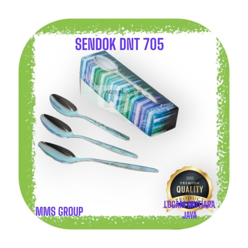 Promo Murah 12PCS SENDOK MAKAN STAINLESS TEBAL 705 DNT