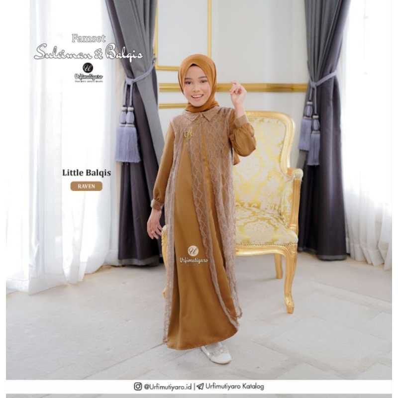 LITTLE BALQIS DRESS by URFIMUTIYARO