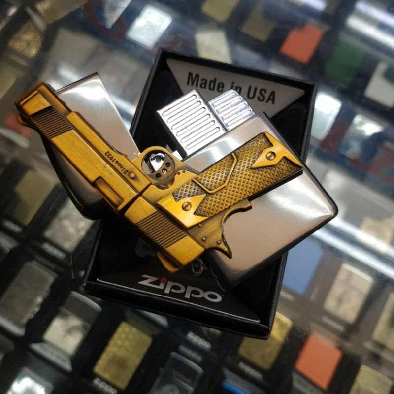 Korek gas zippo vintage classic dan exclusive