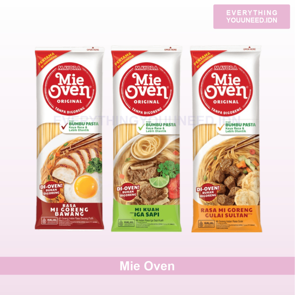 

Mayora Mie Oven Mi Instan Kuah Iga Sapi | Goreng Bawang