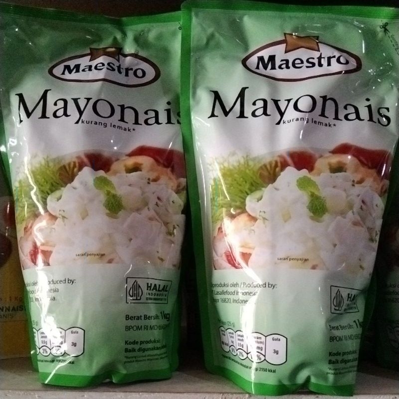 

MAYONAIS KURANG LEMAK MAESTRO 1KG