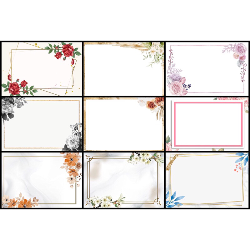 Request Kartu Ucapan/ Kartu Ucapan Kosong / Kartu Ucapan Bunga Kering / Card holder / Custom/ Greeti