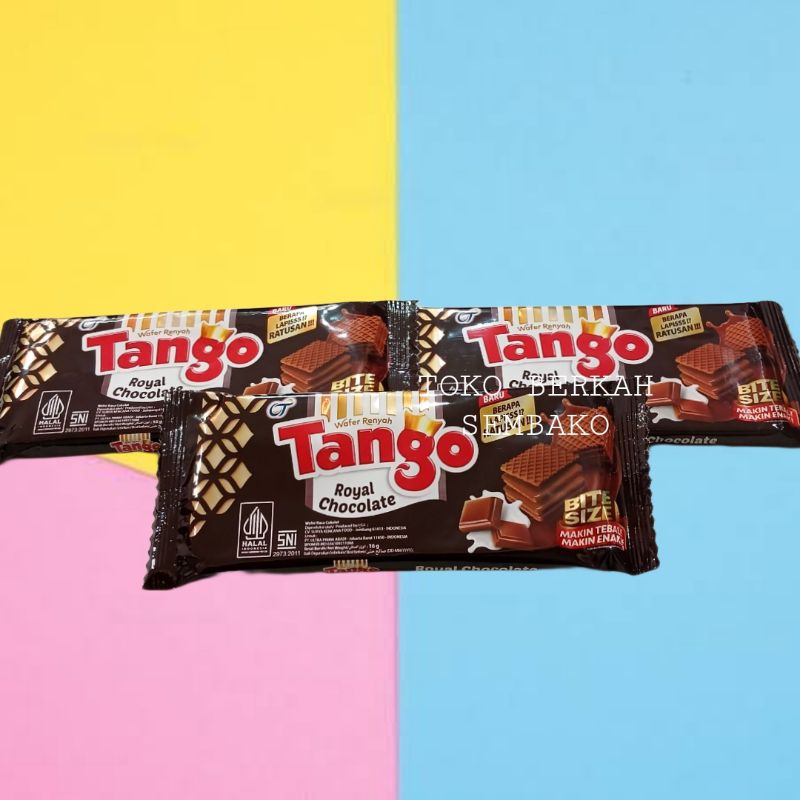 

( RENCENG ) Tango Wafer Royal Chocolate 16gr Isi 10 PCS