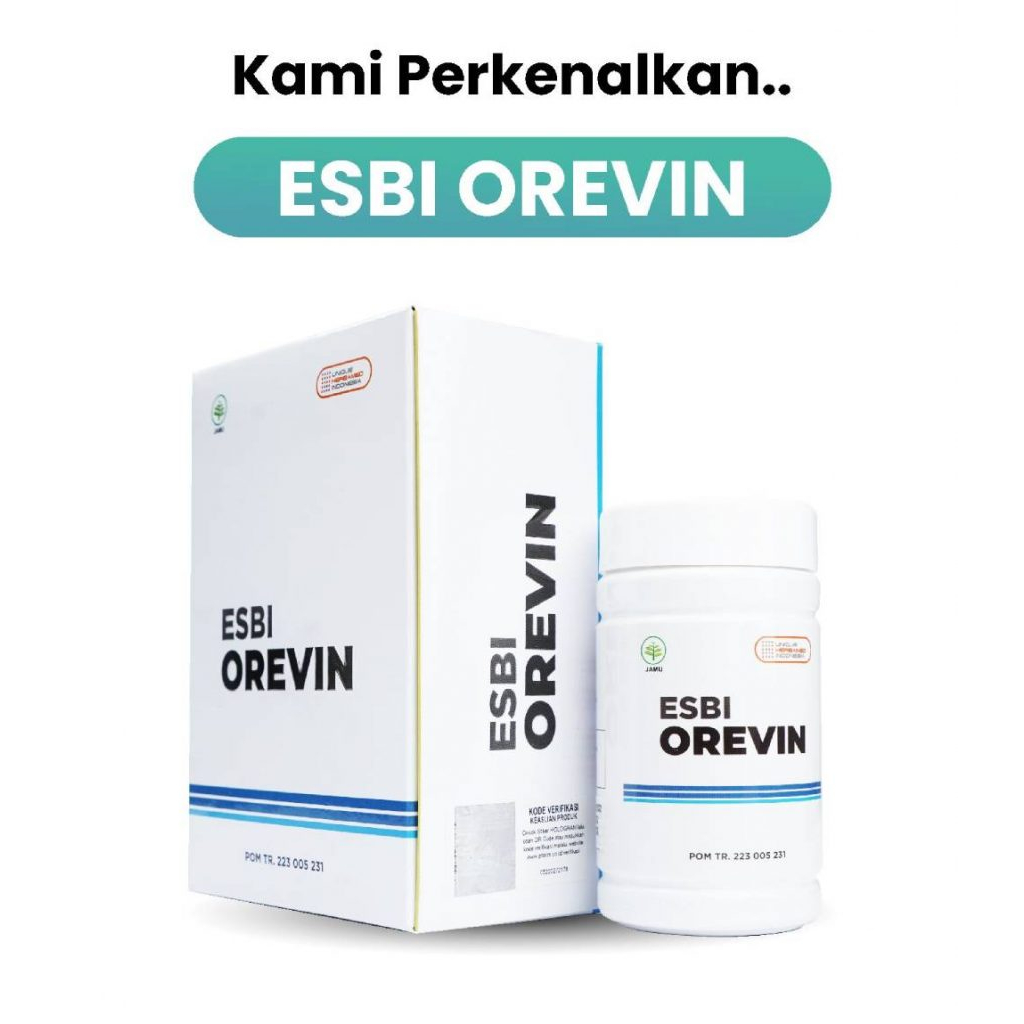 Esbi Orevin Kapsul Herbal Ampuh Menurunkan Gula Darah Diabetes 60 Kapsul Original