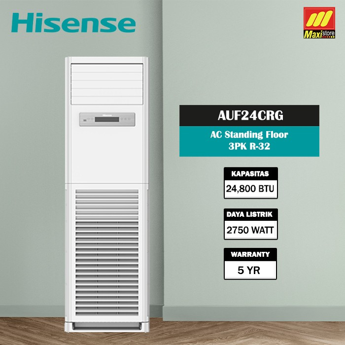 HISENSE AUF24CRG AC Standing Floor 3PK R-32 Gold Fin