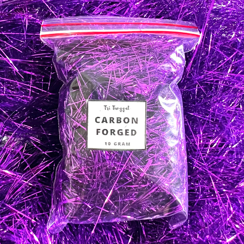 Carbon Forged Warna Ungu Purple 10gr Serat Metalik Kevlar Sticker Stiker Skotlet Body Motor Bahan Mo