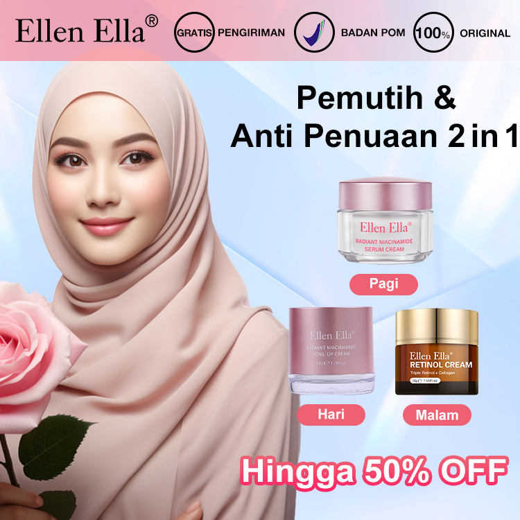 Ellen Ella Whitening & Anti-aging 2 IN 1-Get rid of dull and aging skin care set