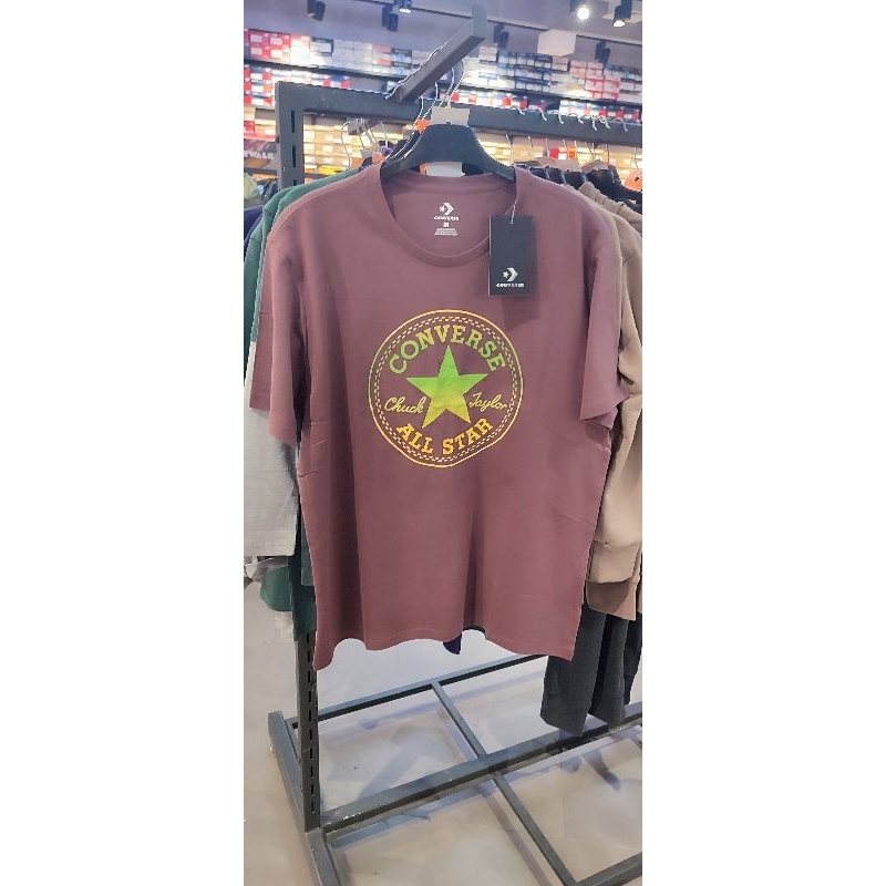 SALE Kaos Pria CONVERSE Chuck Taylor All Star Brown Original Sports Station Diskon 70%