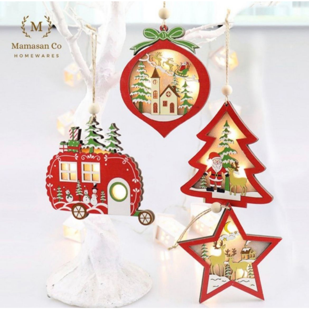 Christmas LED Hanging Decoration | Dekorasi Natal Lampu Xmas