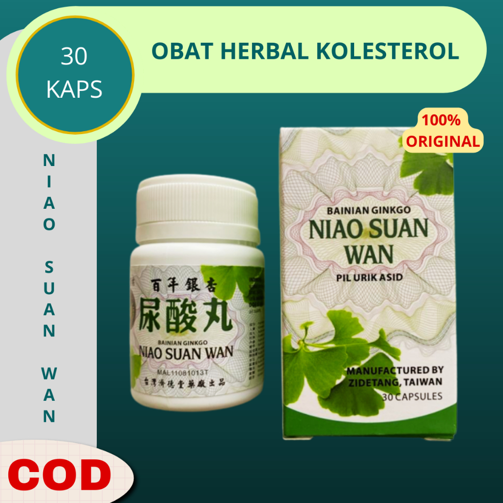 Niao Suan Wan - Obat Kolesterol Sakit otot Pinggang