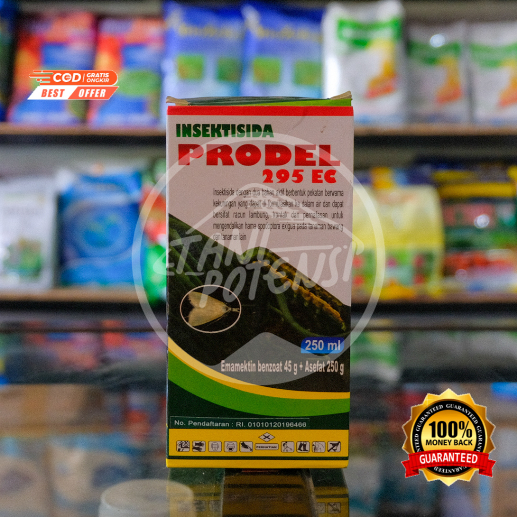 Insektisida PRODEL 295EC bahan aktif : emamectin benzoat 45g + Asefat kemasan 250ml