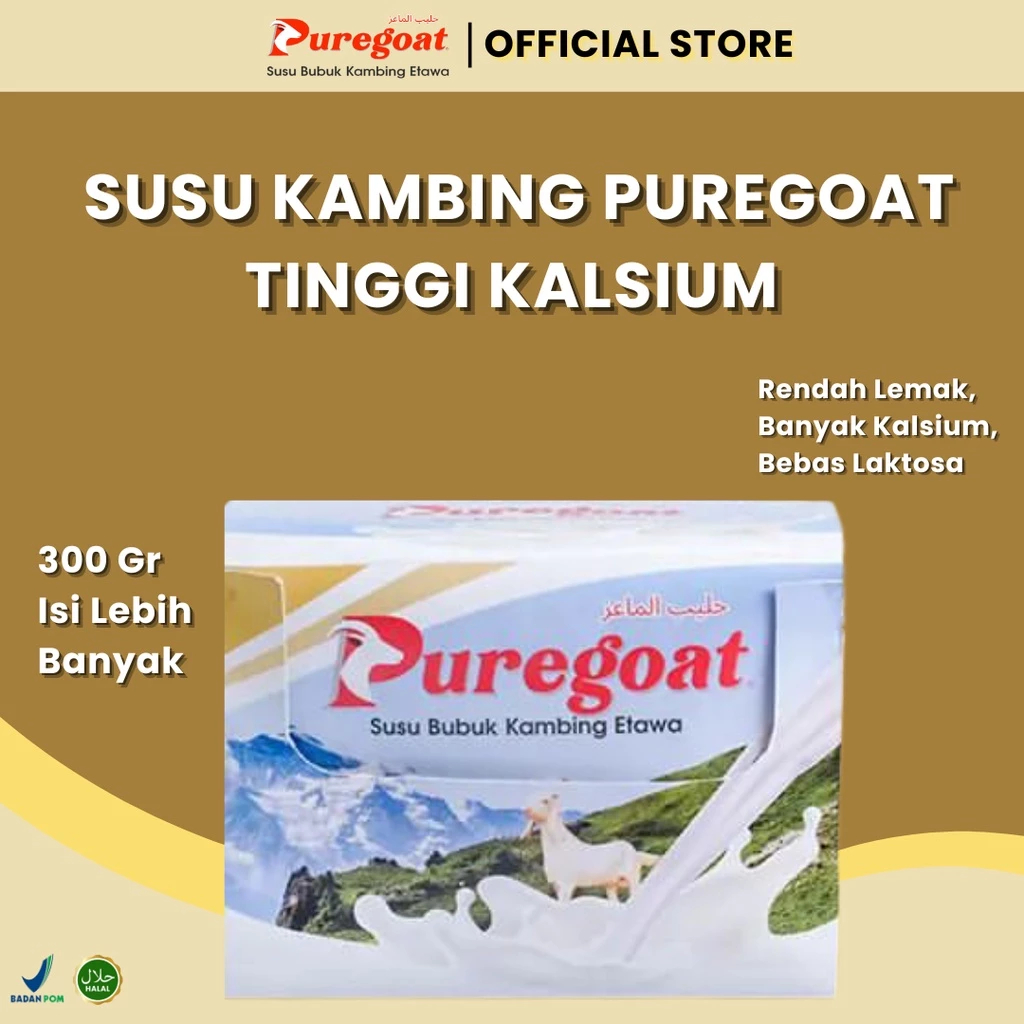

Puregoat 300g - Susu Kambing Etawa Cepat Mengatasi Masalah Kesehatan