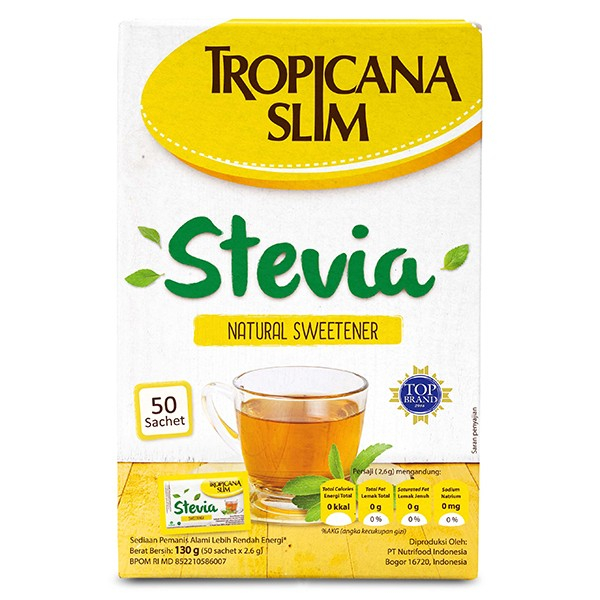 

Tropicana Slim Stevia 50 Sachet
