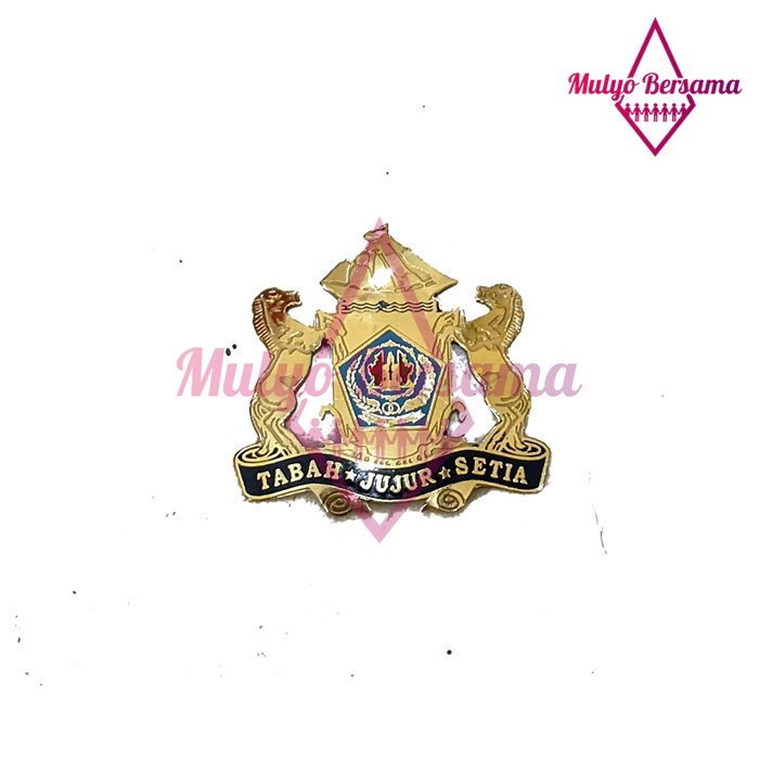 Pin Emblem Kadin Denpasar Pin Logo Kadin Bahan Logam Kuningan - Mulyo Bersama