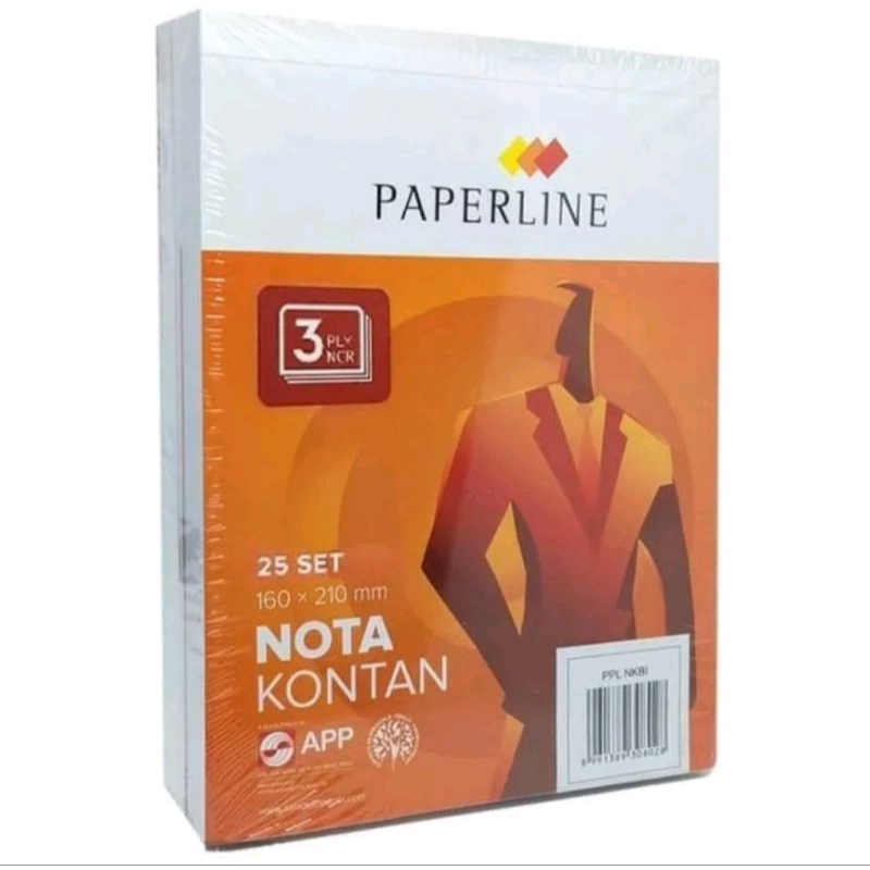 

Nota Kontan Paperline 3 ply besar 1 Pak isi 10 ukuran Besar
