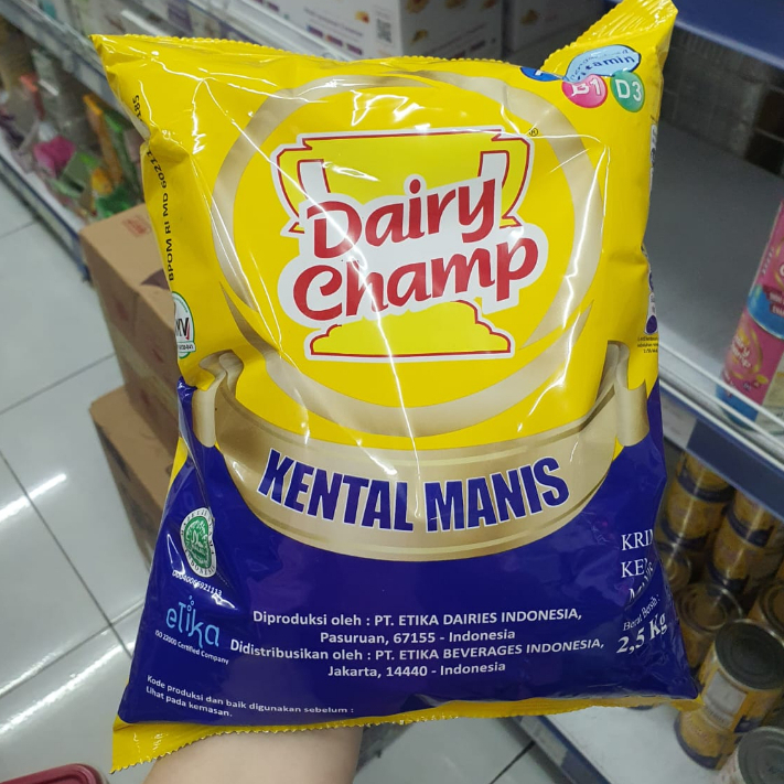 

dairychamp susu kental manis 2,5kg