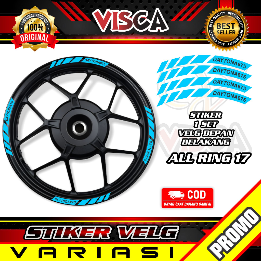 Stiker Velg List Velg Motor Stiker Velg Ring 17 Daytona 2