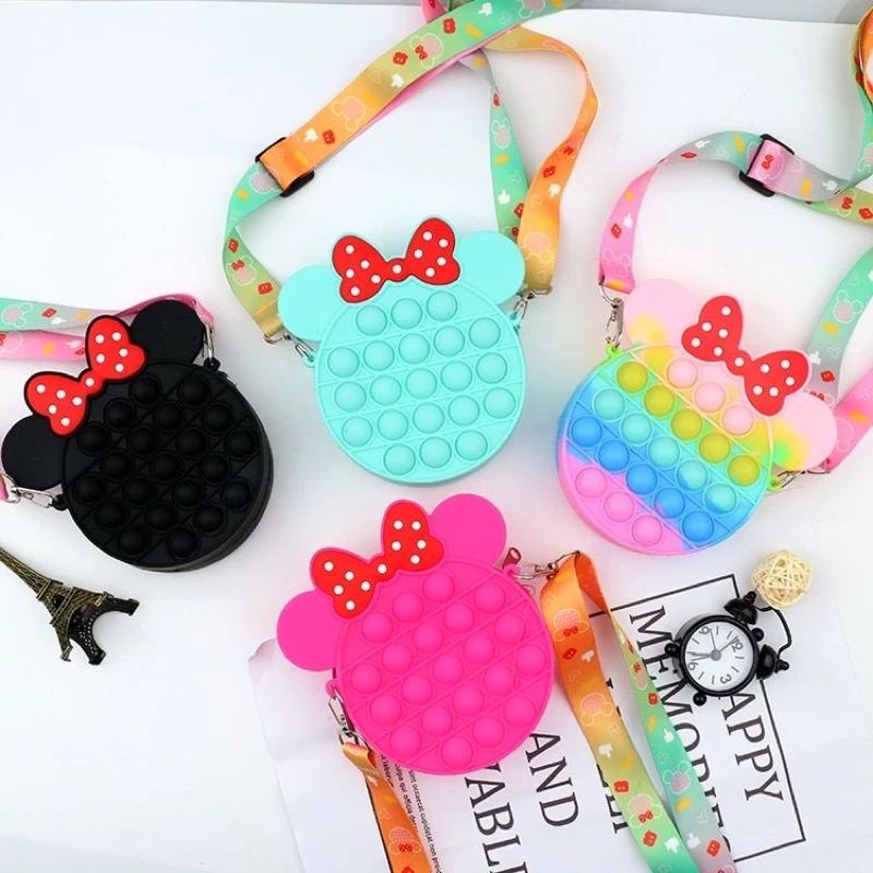 Slingbag Pop It Tas Selempang Pop It Rainbow