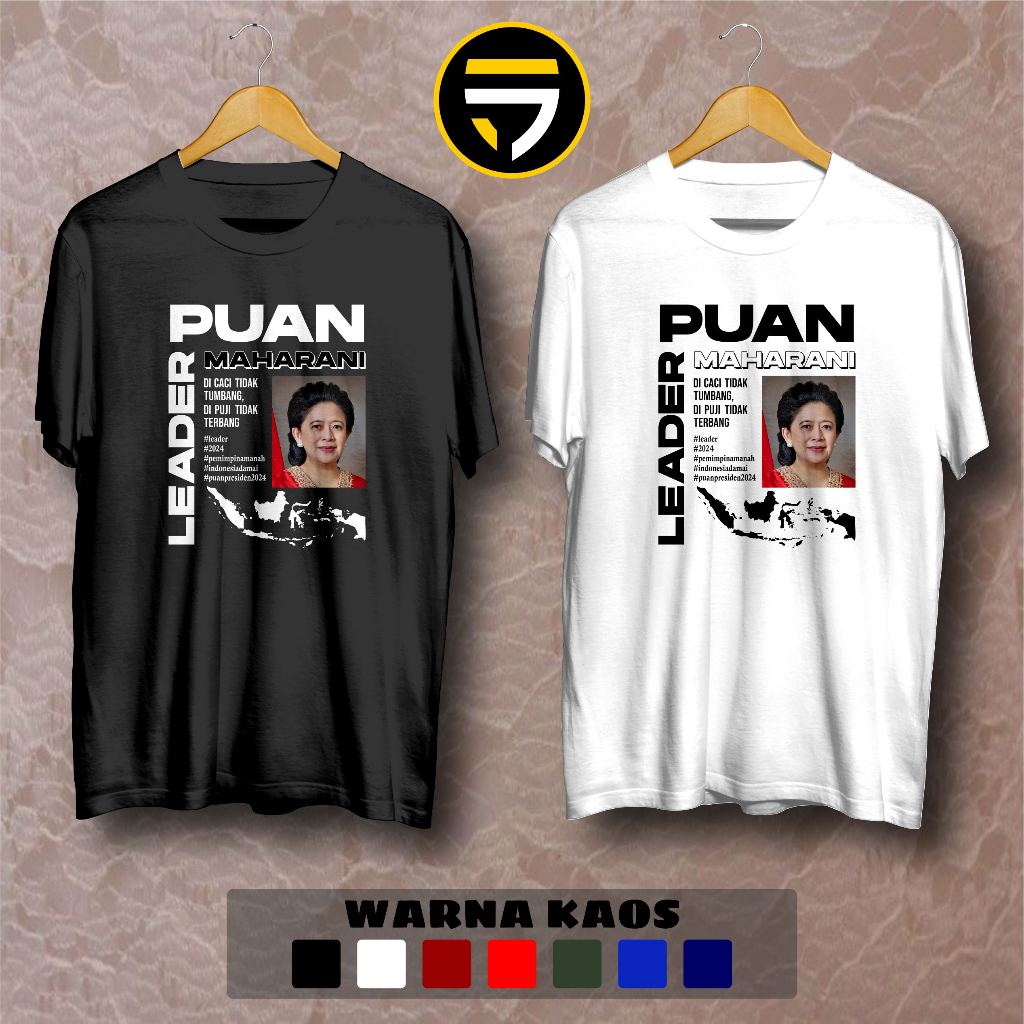 Kaos Puan Maharani Leader 2024 Bahan Premium