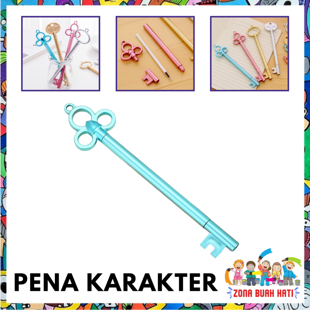 

ZBH Pulpen Gel Bentuk Kunci Pulpen Unik Pulpen Dekorasi Pulpen Anak Sekolah Pulpen Lucu Alat Tulis Sekolah