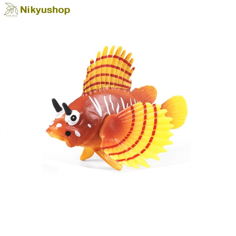 [Nikyushop] Mainan Edukasi Pajangan Hewan Ikan Lionfish