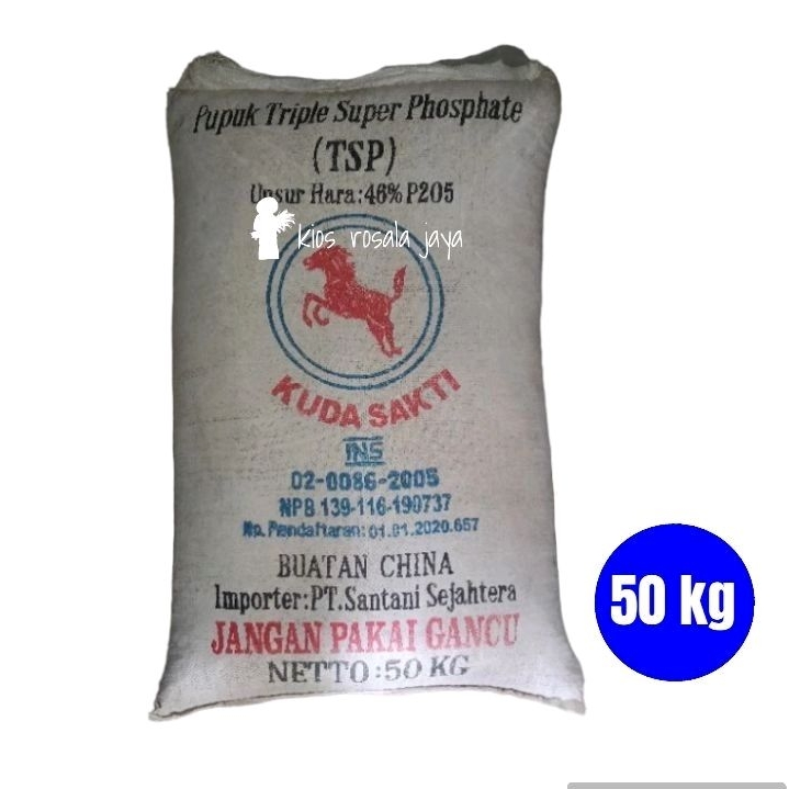 Pupuk TSP Cap Kuda Sakti 50 kg ORI