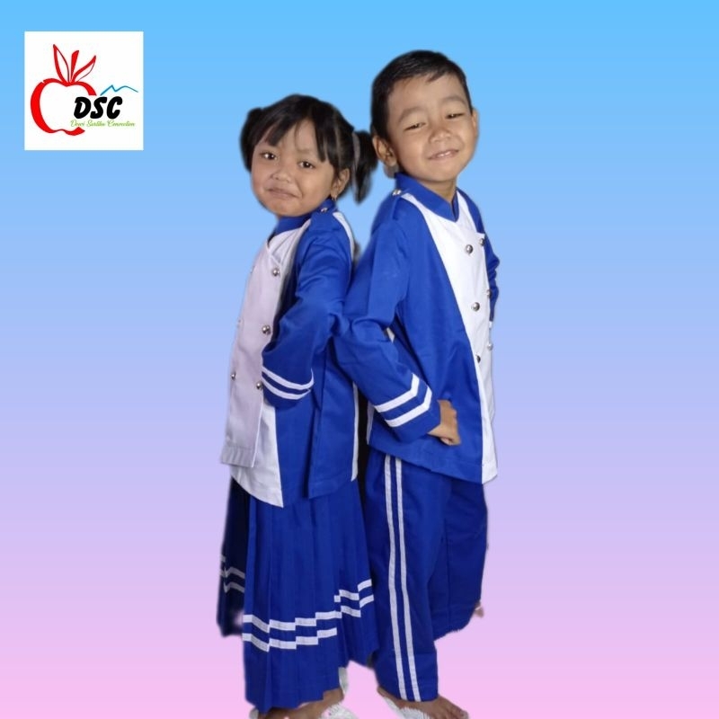 baju drumband Costum drumband paud SD TK premium