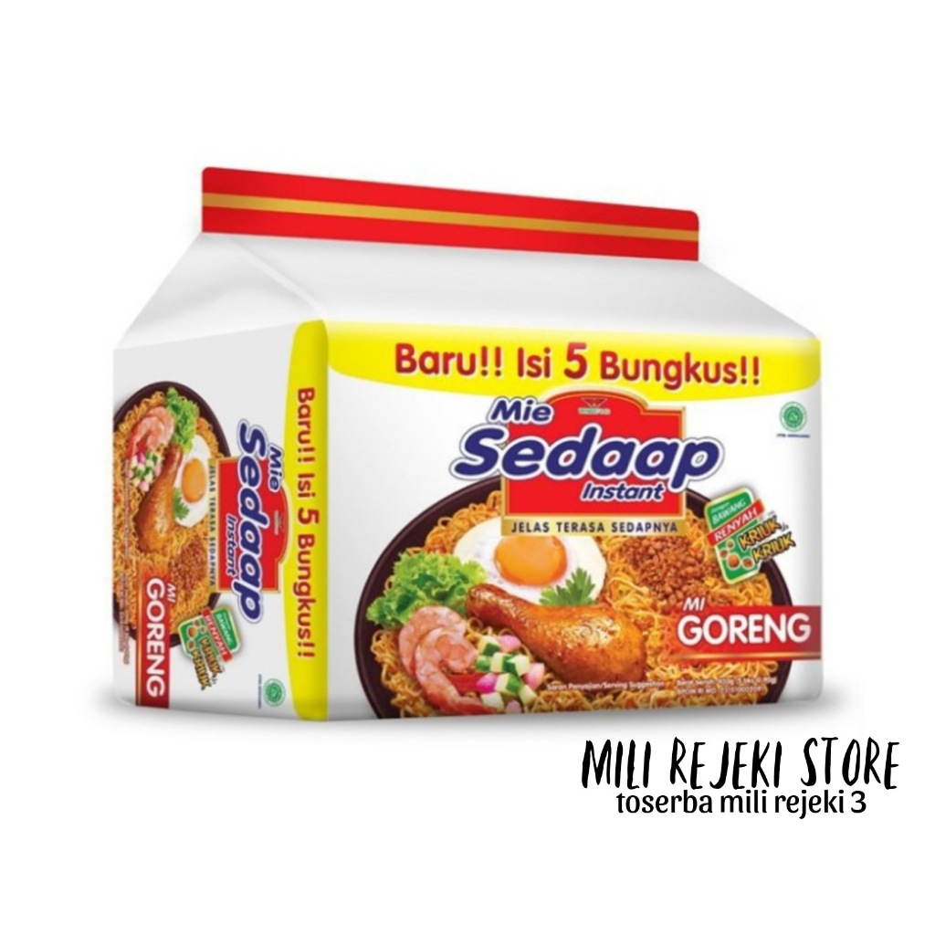 

SEDAAP GORENG MIE INSTAN bundle 5 Lebih Hemat