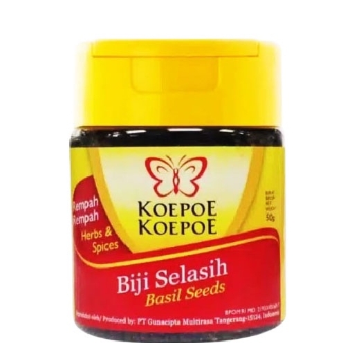 

Koepoe-koepoe/ Kupu-kupu Biji Selasih 50gr