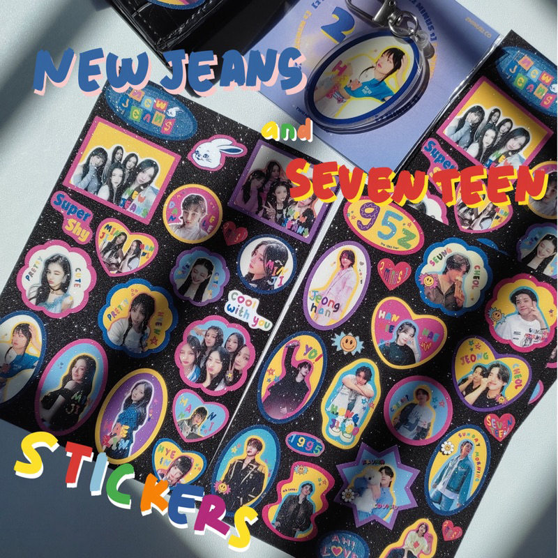 

Newjeans Seventeen Stickers Glitter
