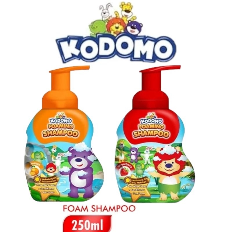 Kodomo Foaming Shampoo 250ml | Kodomo Shampoo Anak | Kodomo Foaming Body Wash 250ml