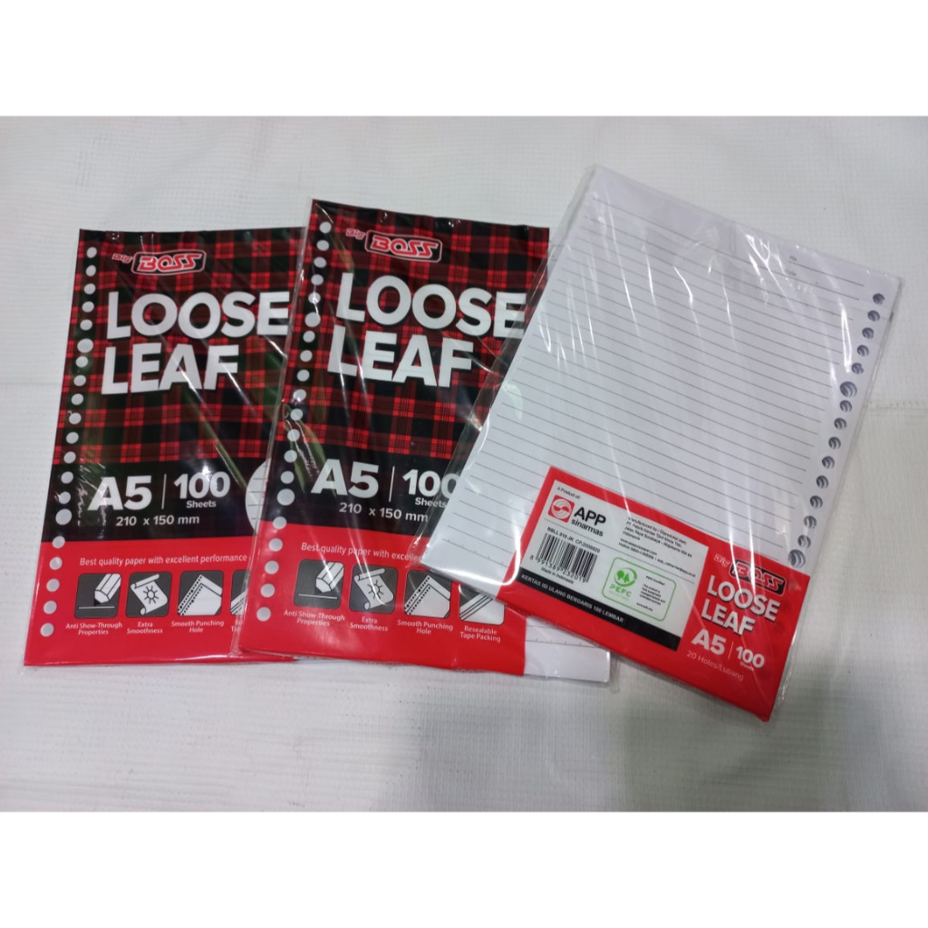 

PROMO ECER KERTAS LOOSE LEAF ISI 100 LEMBAR