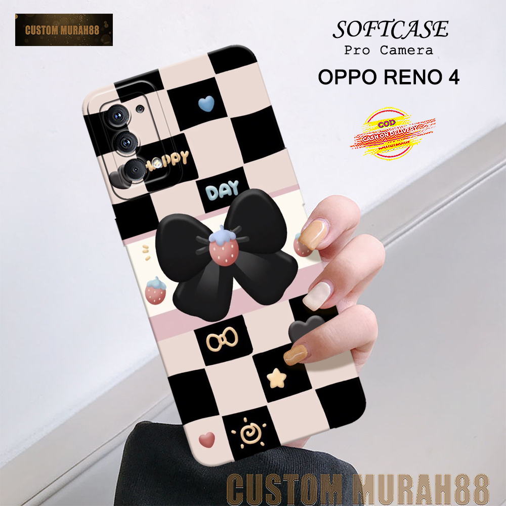 Case Oppo Reno 4 Terbaru - Fashion Case KARTUN - Casing Hp Oppo Reno 4 - Softcase Pro Camera Oppo Re