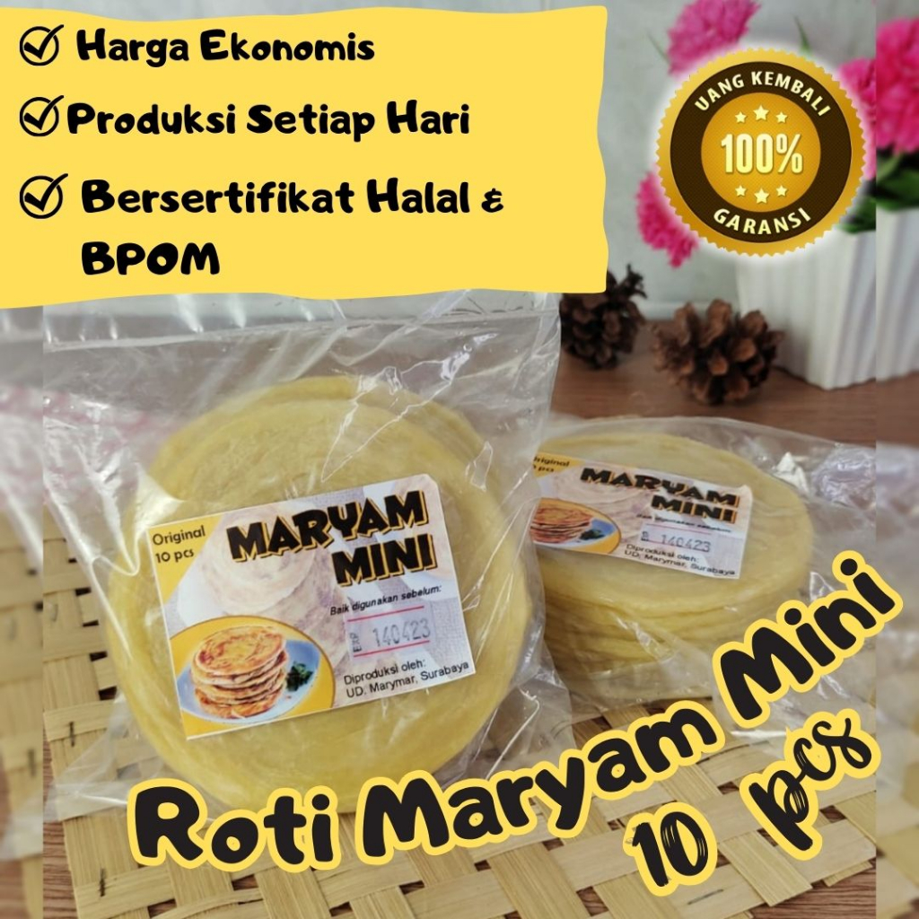 

Roti Maryam 10 pcs (Original - Mini) GARANSI