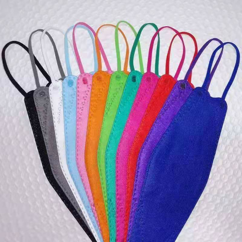 1PC MASKER ANAK KF94 POLOS WARNA 4PLY EARLOOP INDIVIDUAL PACKAGING UNISEX