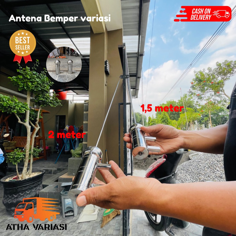 ANTENA BEMPER variasi (1,5M dan 2M) VARIASI ANTENA TRUCK,PICK UP,L300,CARRY,ELF DLL.
