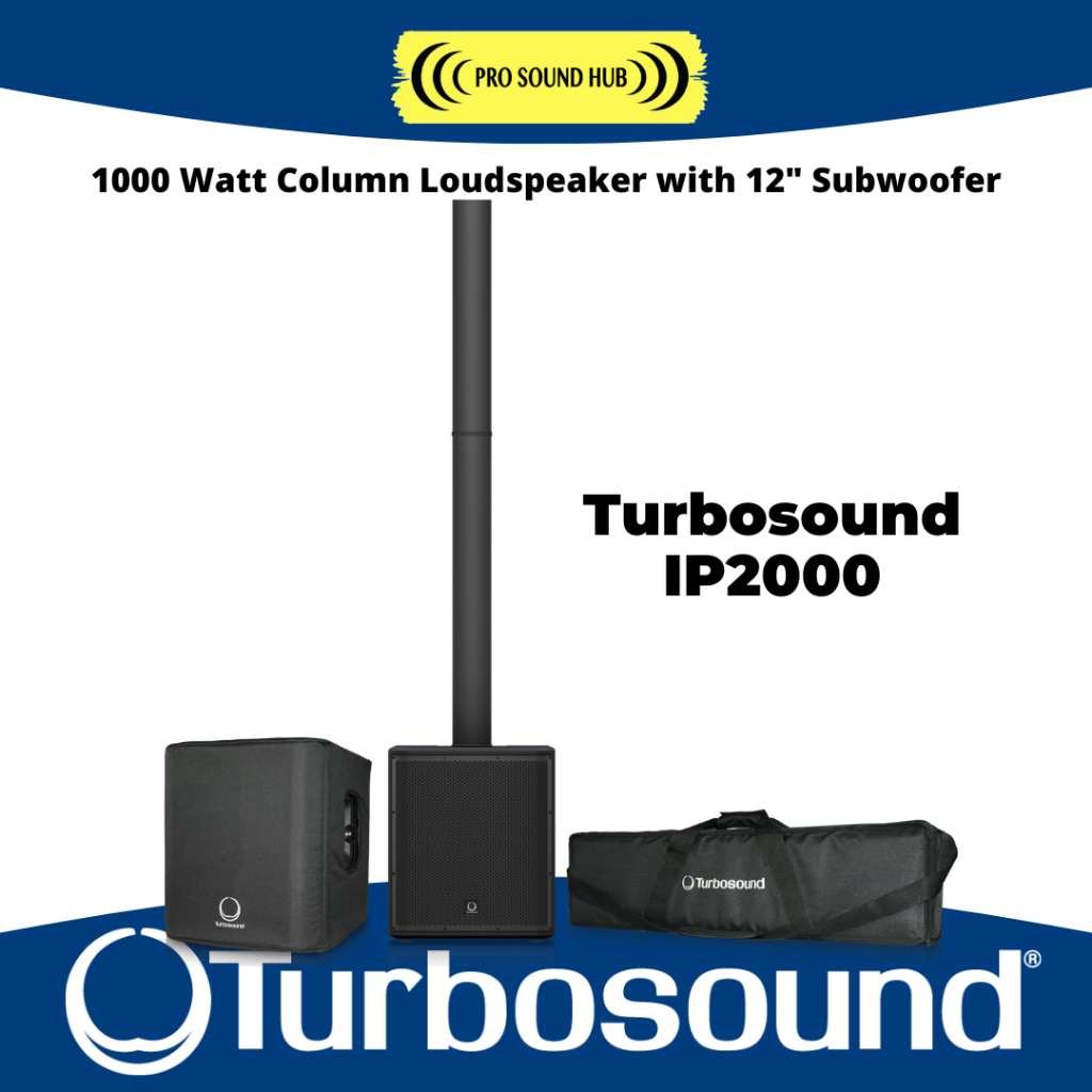 Turbosound iP2000 iP-2000 iP 2000 Speaker Aktif Column Array Subwoofer SUb 12" Active