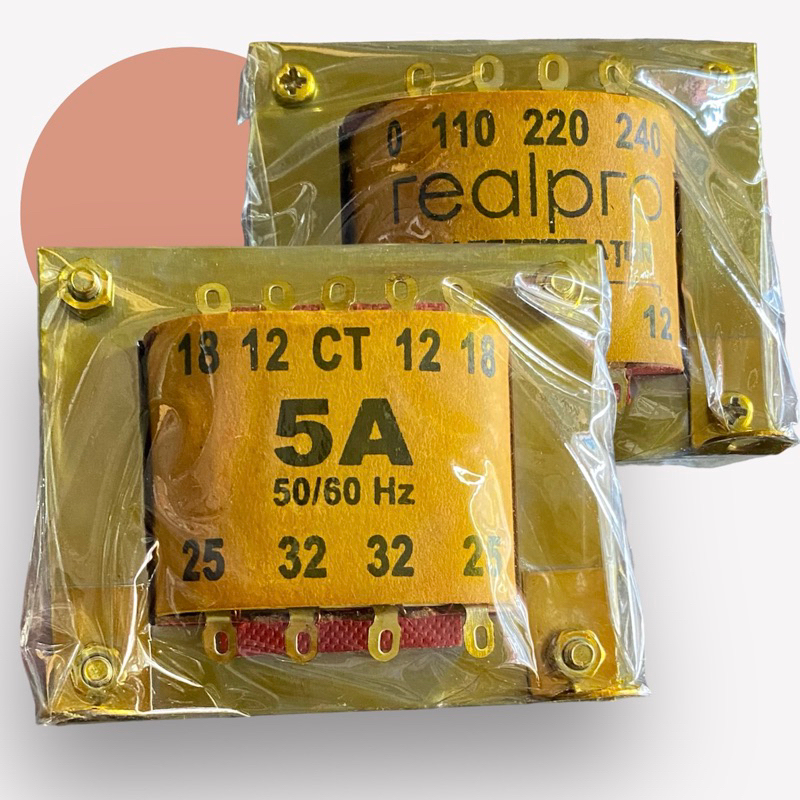 Trafo 5a ct 32 5 ampere  Merk win / realpro