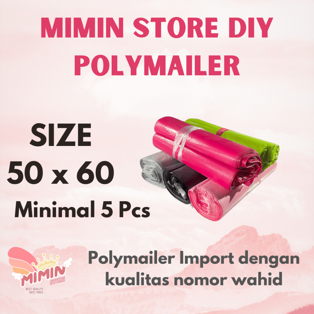 POLYMAILER IMPORT 50 x 60 CM HARGA SATUAN